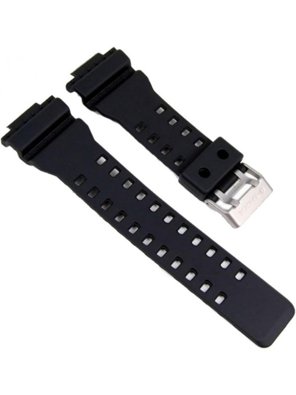 Stylish Black Resin Watch Strap for GA-100 - Durable, Comfortable, Versatile
